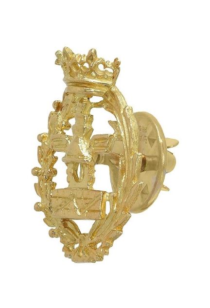 insignia oro amarillo 18 ktes empresariales foto lateral 083_AMB009_01