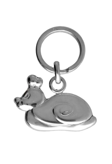 Llavero plata de ley caracol 086_0216143 joyas para hombre a precios baratos