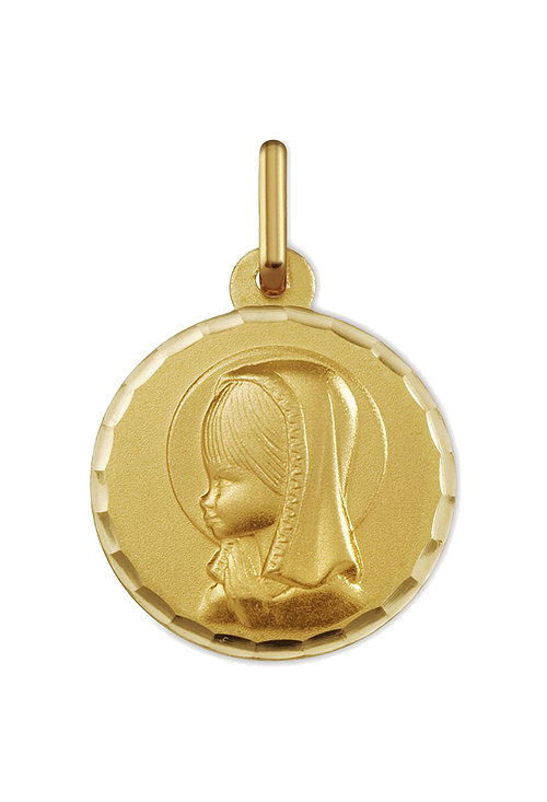 Medalla religiosa oro 18 ktes Virgen Nina - foto 1 - rfcia.045_1603104N