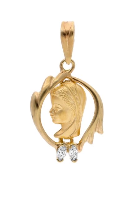 Medalla religiosa oro, Virgen Nina - foto 3 - rfcia.001_002102