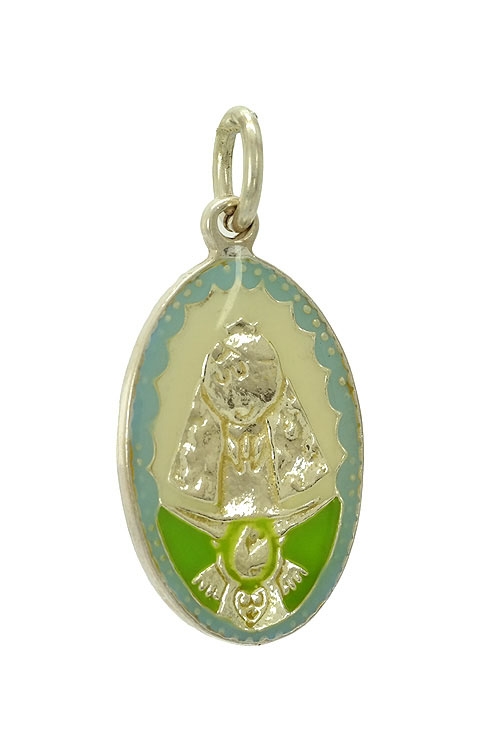 medalla de plata PORFI plis cuidame mucho vista cara esmaltada 240_MP-1E-A_01