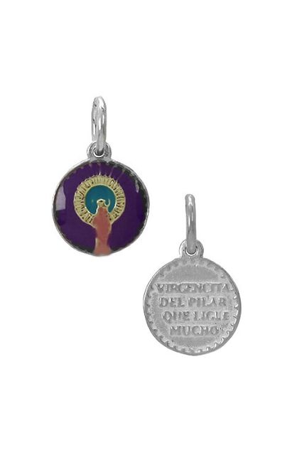 medalla de plata virgen del pilar porfi cuidame mucho 240_MP-17E-M