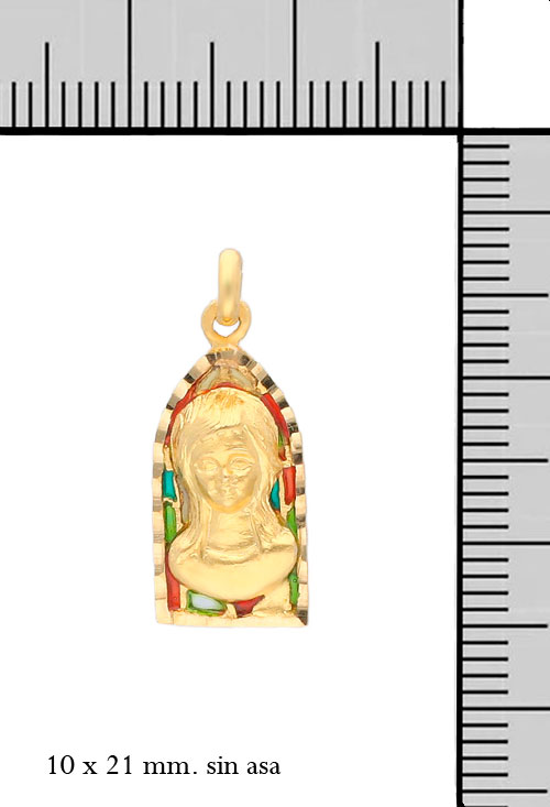 medalla oro 18k con vidriera virgen nina toma medidas 037_0003_M