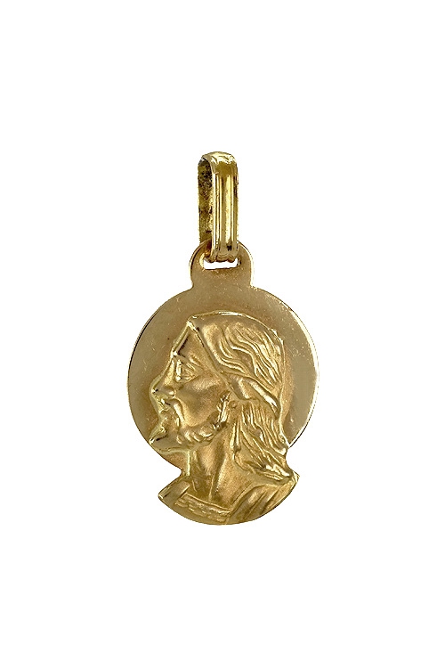medalla religiosa imagen de Jesús con aureola tamaño pequeño 189_02-888-1