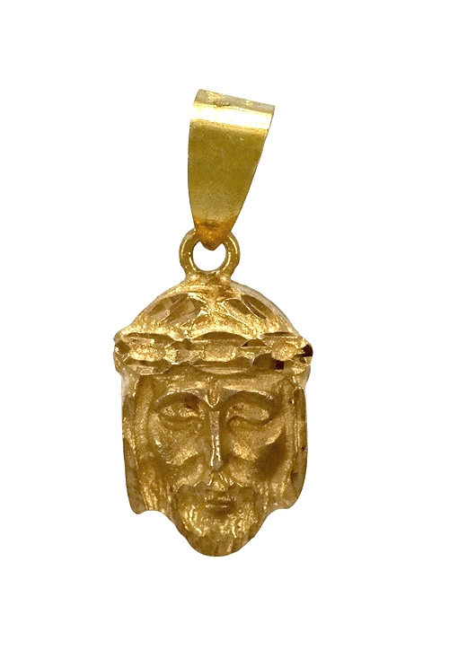 medalla religiosa oro amarillo 18 ktes Santa Faz 005_00641