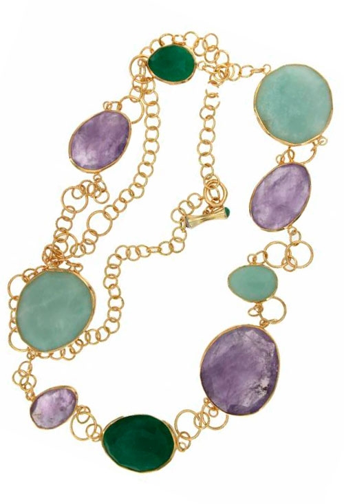 ocasion Collar plata, con piedras marca COOLOOK 249_LL025AM (Collares y gargantillas) foto collar entero