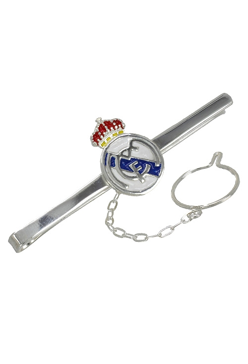 pasador de corbata plata con escudo esmaltado del real madrid foto secundaria 033_RAMPE1_02