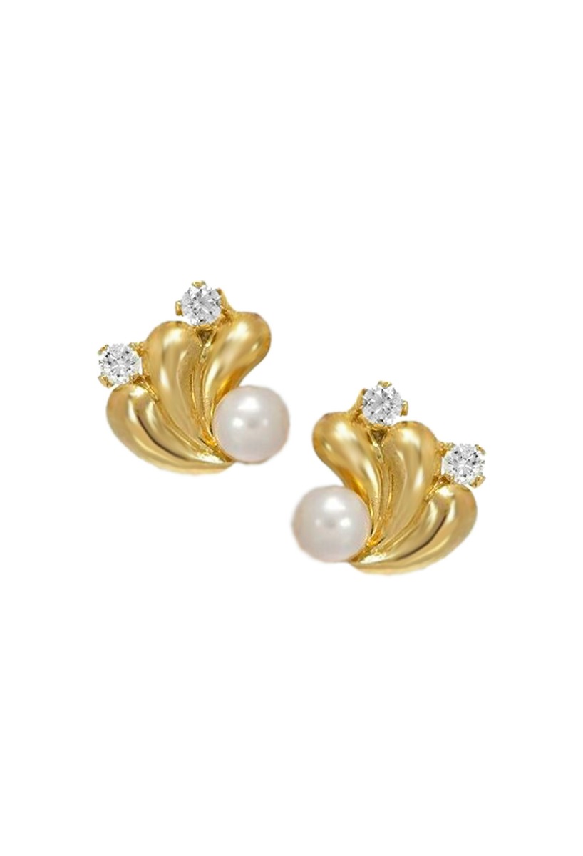 pendientes de oro 18 ktes y perla cultivadas primera comunion 139_0414-P_01