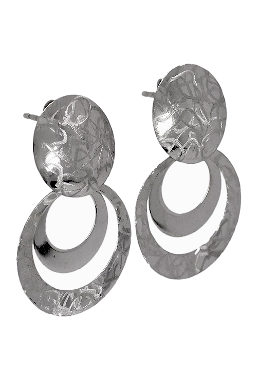 Pendientes de oro blanco 18 ktes DB - foto 1 - rfcia.025_B-02517