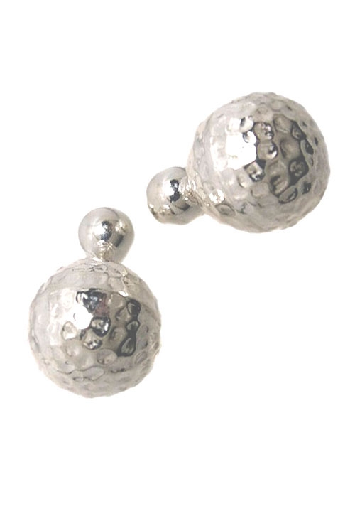 Pendientes plata bolas tribales asimétricas 037_E15-003 (Pendientes)