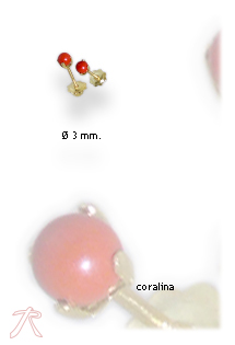 Pendientes dormilona oro 1ª ley 750 mmas. (18 k.) con piedras oro amarillo rfcia.197_00270-C