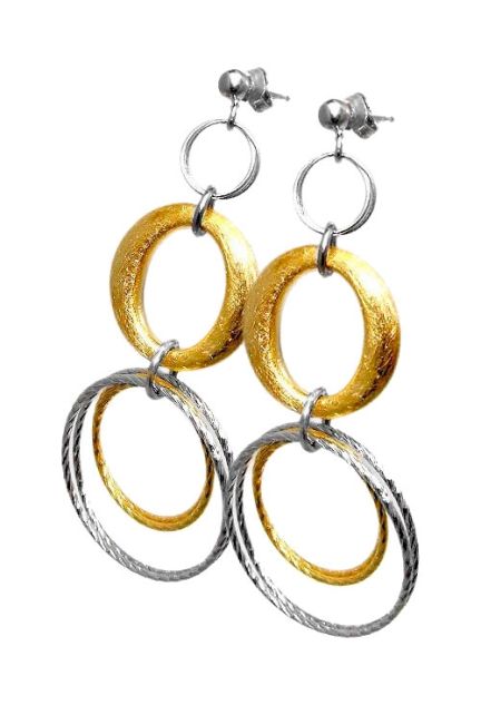 Pendientes plata, largos, sin piedras. 200_132150 (Pendientes)