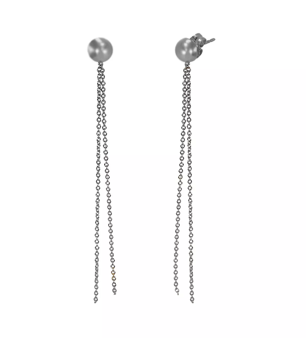 pendientes de oro baile blanco