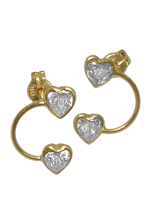 Pendientes oro con piedras - foto 1 - rfcia.059_8728-201