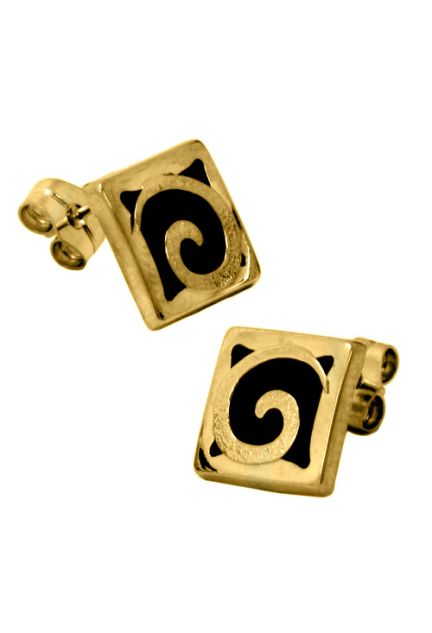 Pendientes oro con piedras - foto 1 - rfcia.067_P000100064