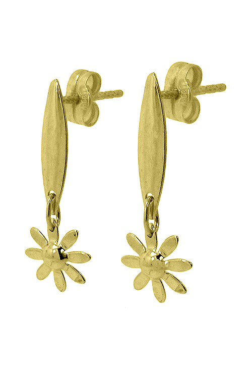 Pendientes oro largos. sin piedras - foto 1 - rfcia.059_8618-200