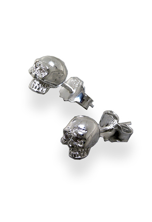 Pendientes plata calaveras 037_E13-008