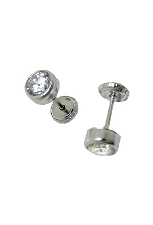 Pendientes plata ley. dormilonas. con piedras - precios baratos - rfcia.030_0315-5PL