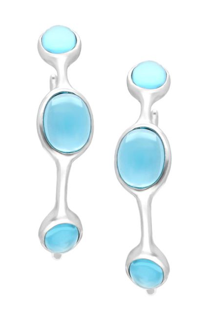 Pendientes plata ley criollas·aros con piedras rfcia.132_61332-TA