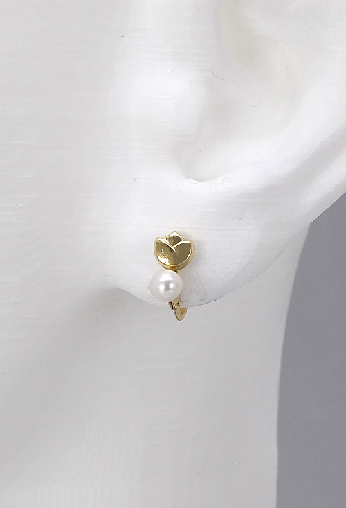 pendientes de oro 18 kilates con perla cultivada vista maniqui precio barato joyeria online 146_K204_02