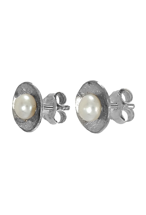 pendientes de plata con perlas cultivadas forma redonda vista lateral 200_P001-5_01