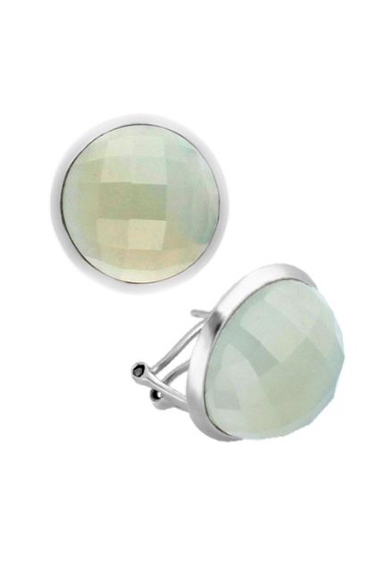 pendientes de plata con piedra bombé facetada piedra luna verde 103_NSE649A-4_01