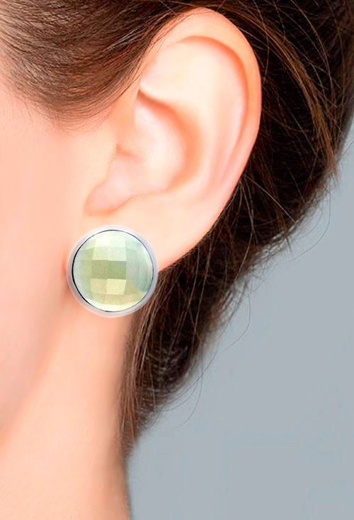 pendientes de plata con piedra bombé facetada piedra luna verde 103_NSE649A-4_02