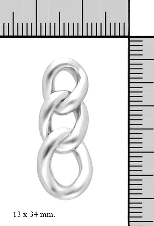 pendientes de plata eslabones barbados disminucion foto para web toma con medidas 132_73350-P_M