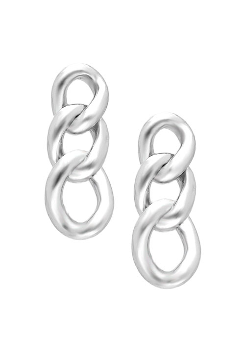 pendientes largos de plata eslabones barbados 132_73350-P