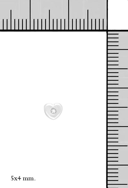 pendientes dormilona oro blanco 18 kilates y diamante indicados para bebe foto medida precio barato joyeria online 095_450569-CO