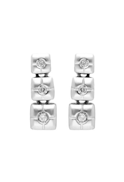 pendientes largos oro blanco 18 kilates con diamantes precio especial muy barato en joyeria online foto de frente192_Z1305