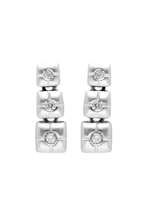 pendientes largos oro blanco 18 kilates con diamantes precio especial muy barato en joyeria online foto de frente192_Z1305