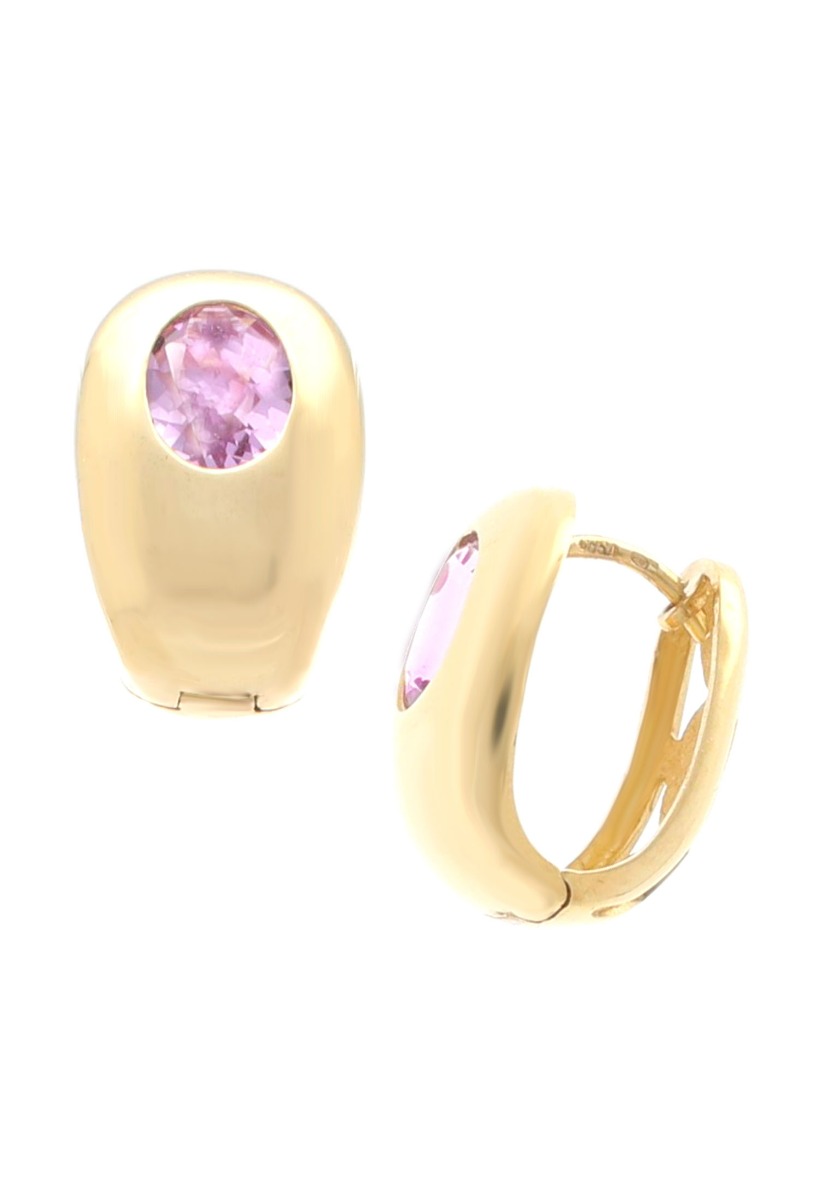 pendientes de oro amarillo con amatista foto principal para web