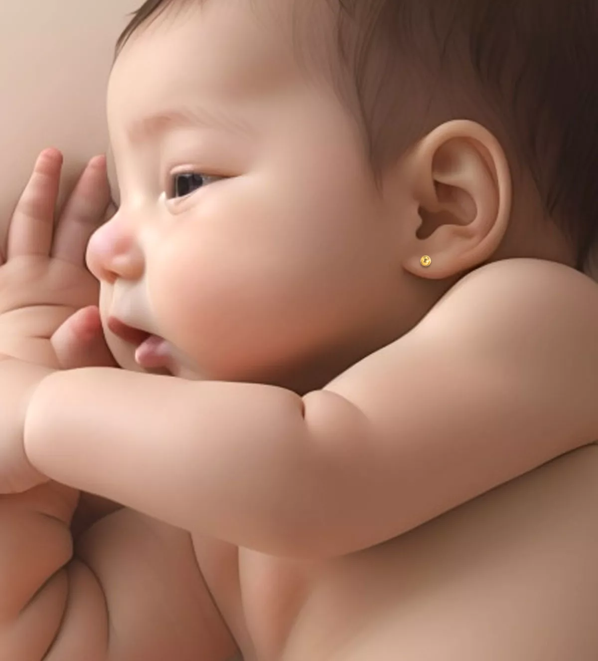 Pendientes de oro 18K bolas de 3 mm 234_1132 - Imagen 2