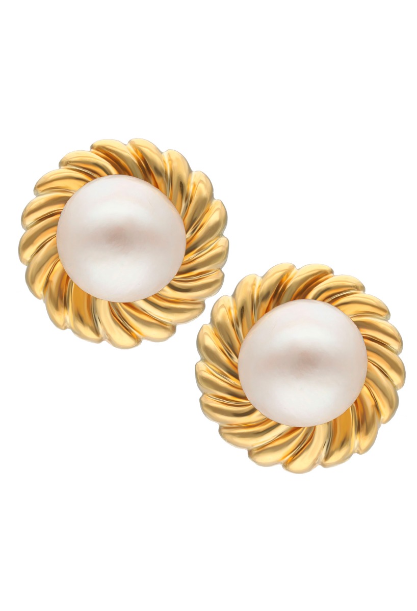 Pendientes oro, aretes, con piedras, oro amarillo - foto 3 - rfcia.037_200448-07