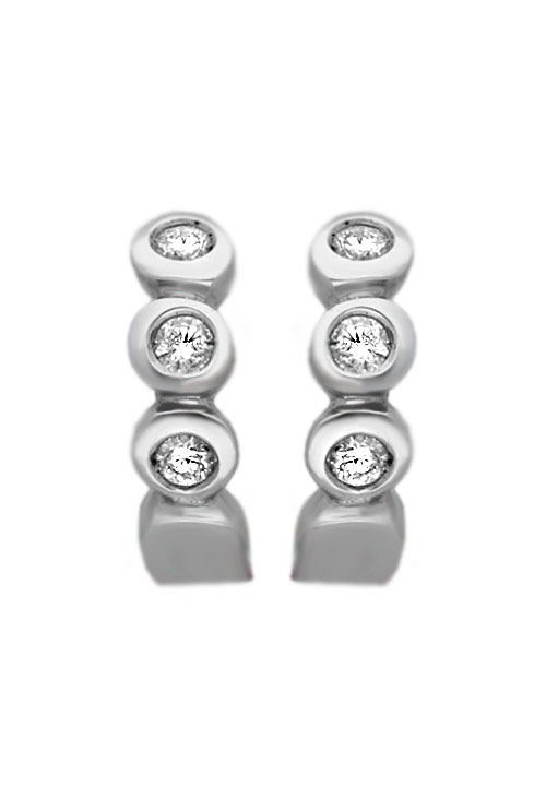 pendientes oro blanco 18 kilates con ddiamantes foto frontal precio barato joyeria online 192_Z1272B