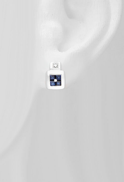 pendientes oro blanco 18 kilates con zafiros y diamantes precio especial muy barato solo en joyeria online foto expositor 133_3865-P_02