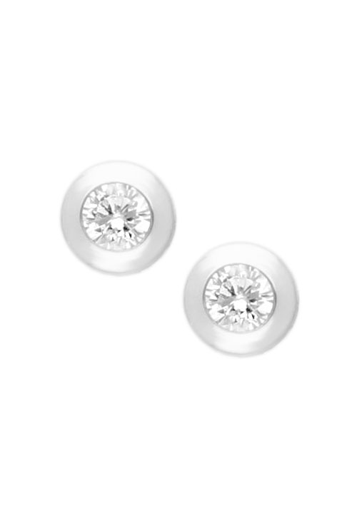pendientes oro blanco 18 killates chatones precio barato joyeria online 234_1957-B