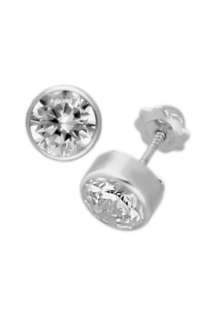 pendientes oro blanco 18k y circonitas chatones toma de lado 234_1004-B_01