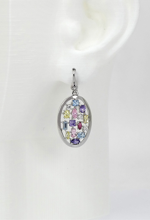 Pendientes oro blanco con cuarzos de color peto 170_007792OB_07