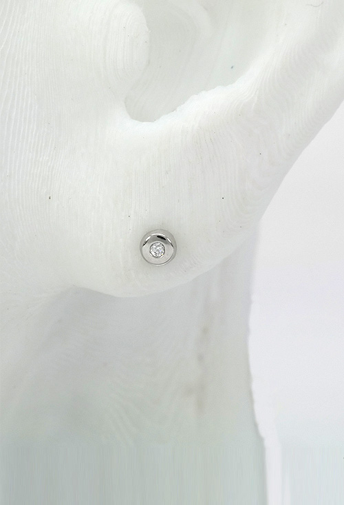 Pendientes chatón oro blanco para bebe 234_1989-B-89735