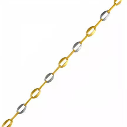 pulsera de oro bicolor 9 ktes vista extendida