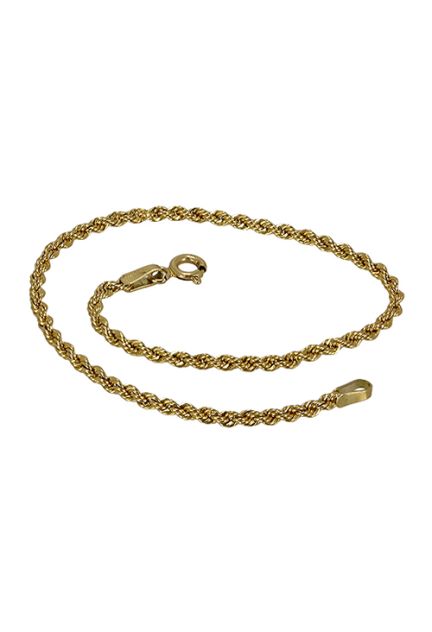 Pulsera de oro tipo cordon salomonico - foto 1 - rfcia.003_2-19