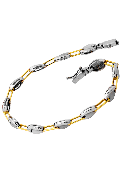 Pulsera oro, eslabones, entrepiezas - foto 1 - rfcia.017_488BR0131
