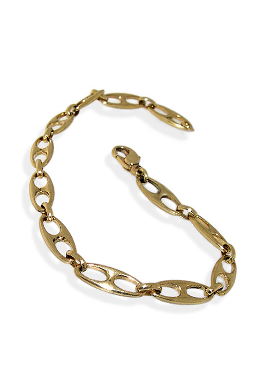 Pulsera oro, mujer, eslabones, cadena, oro amarillo - foto 3 - rfcia.003_0804