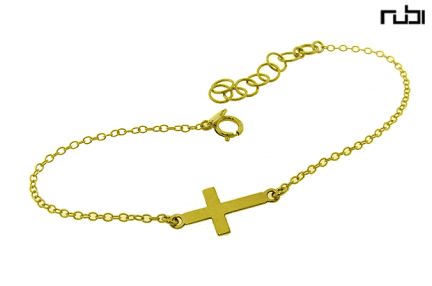 Pulsera plata ley con piedras cadena rfcia.266_041154-2-1