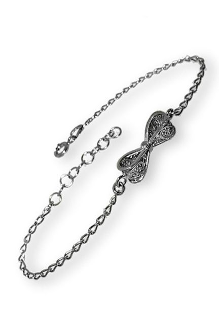 Pulsera plata ley, sin piedras, cadena - foto 3 - rfcia.022_LAZO