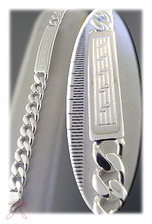 Pulsera plata ley sin piedras esclava rfcia.200_L10148