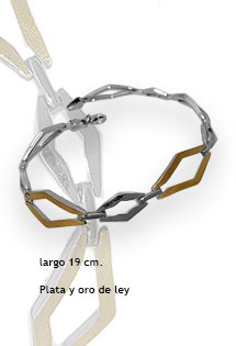 Pulsera plata ley y oro, brazalete - foto 3 - rfcia.003_M5214880
