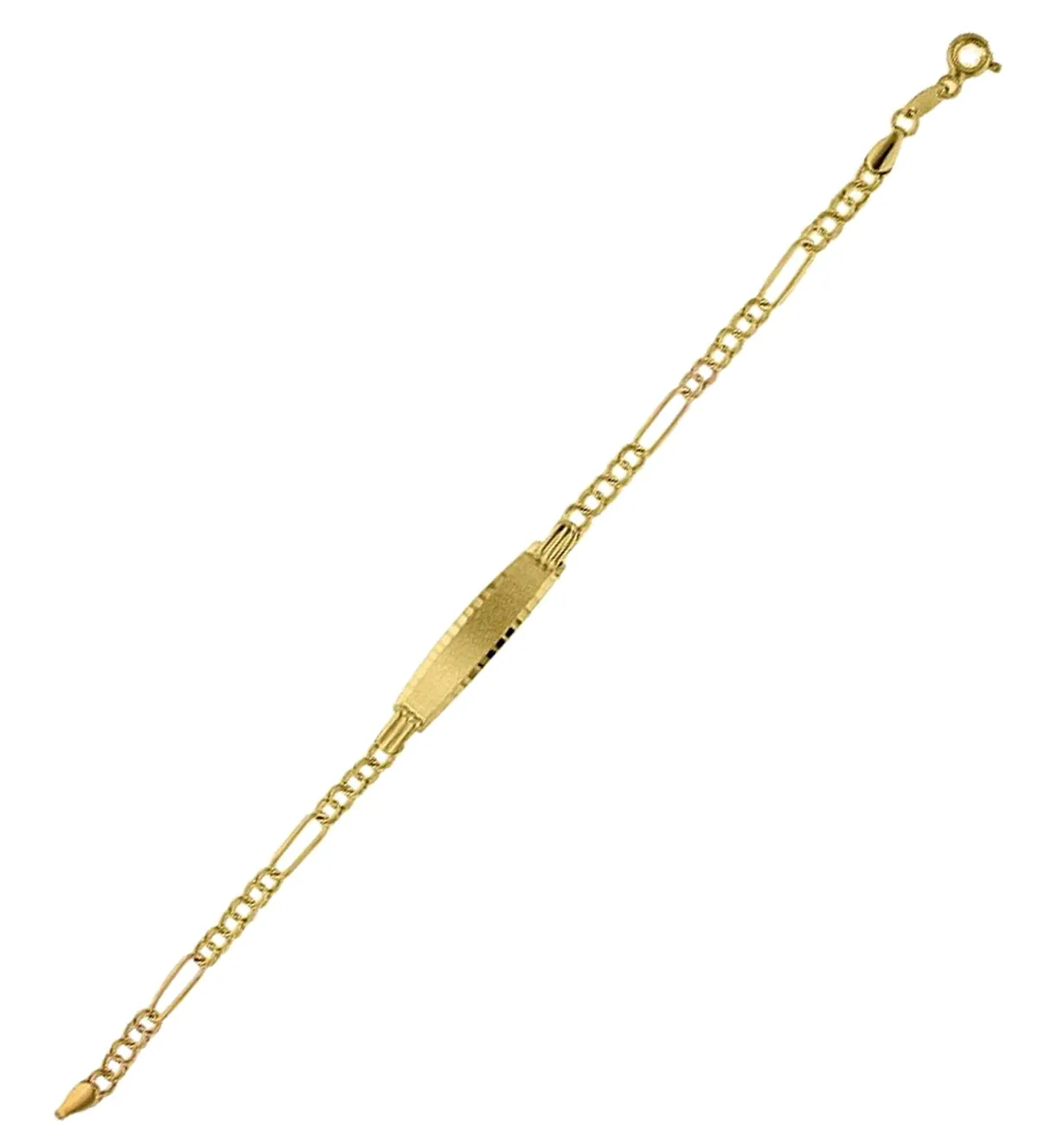 Pulsera de oro con chapa para Comunión 197_353-C-HC - Imagen 2